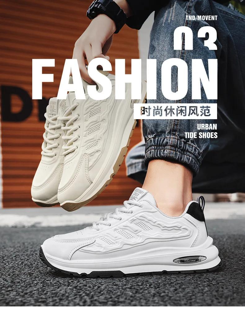 Najnowsze Męskie Oddychające Buty Outdoorowe do Biegania i Sportu 2024 Wiosna i Jesień Wszechstronne Luksusowe Buty Casual sneakersy