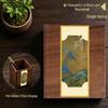 Chinese Solid Wood Pen Holder: Premium Desktop Ornament & Corporate Gift In Elegant Gift Box