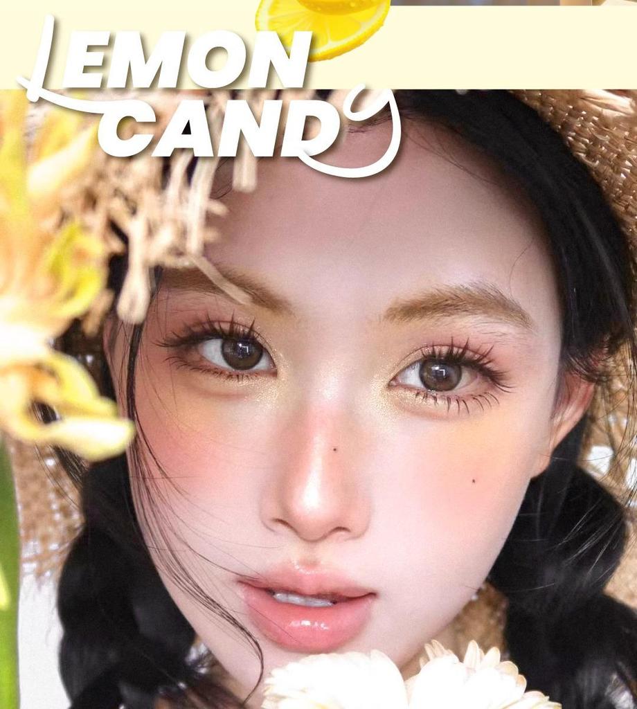 Fruit Punch Litchi Single Eyeshadow & Multi-Use Highlight Powder: Lemon Bear Dreamcore Edition