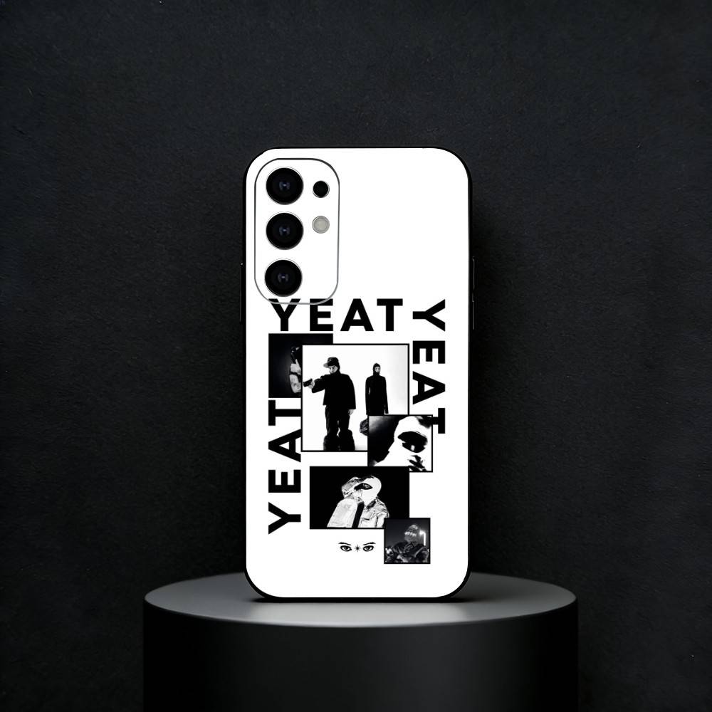 Yeat Rapper AfterLyfe Phone Case For Samsung S25,S24,S23,S22,S21,S20,Ultra,Plus,FE Black Soft Cover