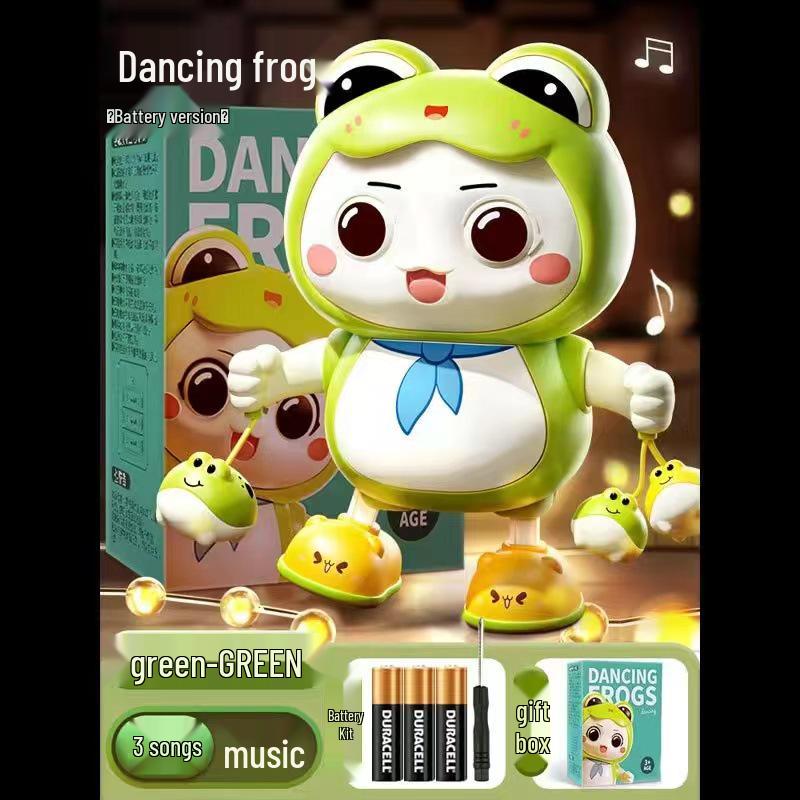 Dancing Frog Robot Toy with Lights & Music - Educational Gift for Kids