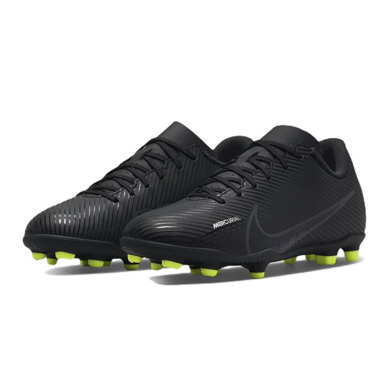 Nike Mercurial Vapor 15 Club Slip Resistant Abrasion Resistant Low top Soccer Shoes Black Kids' Sneakers DJ5958-001