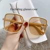 Shades Sunglasses For Women / Men Korean Sunglasses Ladies Big Sun Glasses Frame Frame Design Retro Sun Glasses