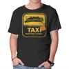 Unisex Crew Neck T-Shirt Dallas Taxi Graphic Short Sleeve Casual Tee
