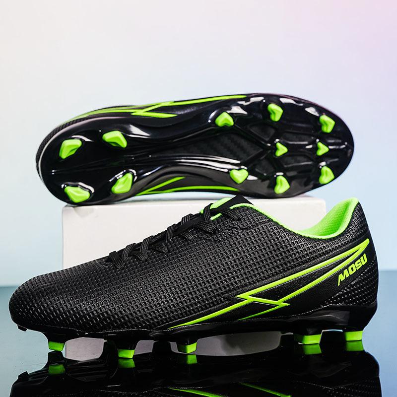 Männer Fußball Stiefel Lange Spikes Hohe Knöchel Fußball Schuhe FG Outdoor Gras Stollen Fußball Stiefel Training Sport Fußball Schuhe