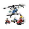 LEGO® City 60243 L'Arrestation en Hélicoptère, Jouet, Moto et Camion, Minifigurine Policier