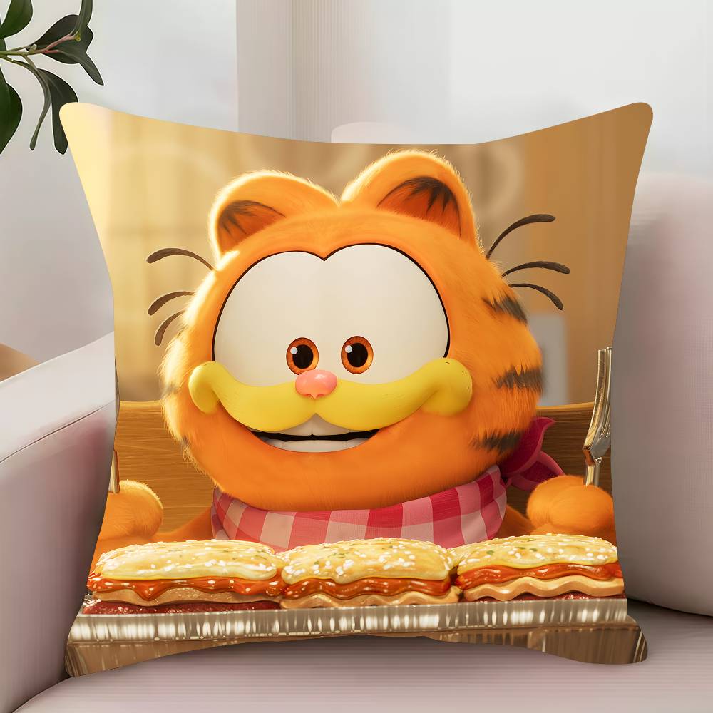 MINISO The G-GarfieldS Movie Pillow Case Decor Protective Covers Comfortable soft for Sofa Living Room Home office