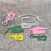Graduation Metal Cutting Dies Stencils for DIY Scrapbooking Decorative Embossing Paper Cards Template Decor Die Cuts