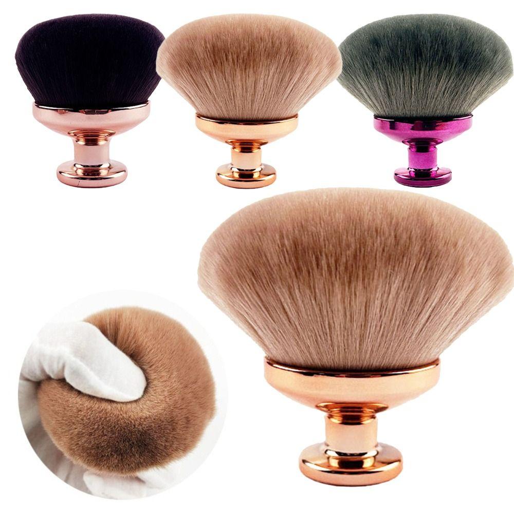 Portable Extra Large Body Makeup Brush Soft Synthetic Hair Professional Self Tan Back Applicator Foundation Brush Bronzers