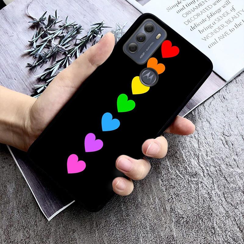 Schwule LGBT Regenbogen Handyhülle für Motorola Moto E7 Plus E32 E20 E40 Edge 20 Lite G22 G52 G20 G30 G100 G60 G50 G10 G Pure G Stylus