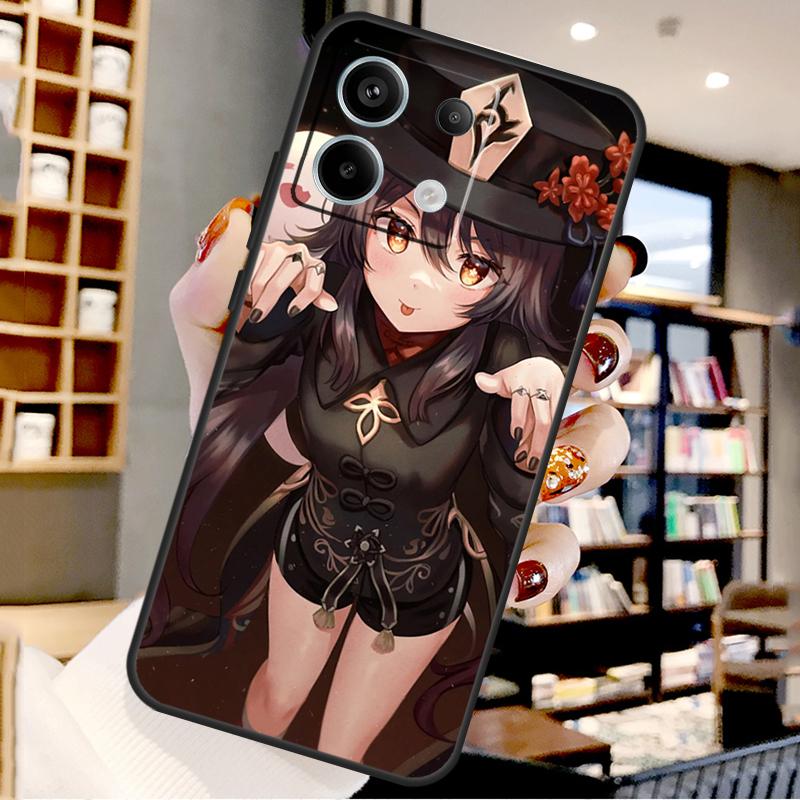 Hu Tao Genshin Impact For Xiaomi Redmi Note 13 Pro 9 10 11 12 14 15 Pro Plus Case For Redmi 15 12C 13C 14C 10C 15C