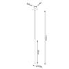 Lampa Wisząca Pastelo 1 G9 Złoty Sollux Sl.1170