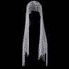 Long fringe Pearl headdress Hair chain Fashion personality Stage Show Hair accessories Ladies Sexy retro exaggerated jewelry acc