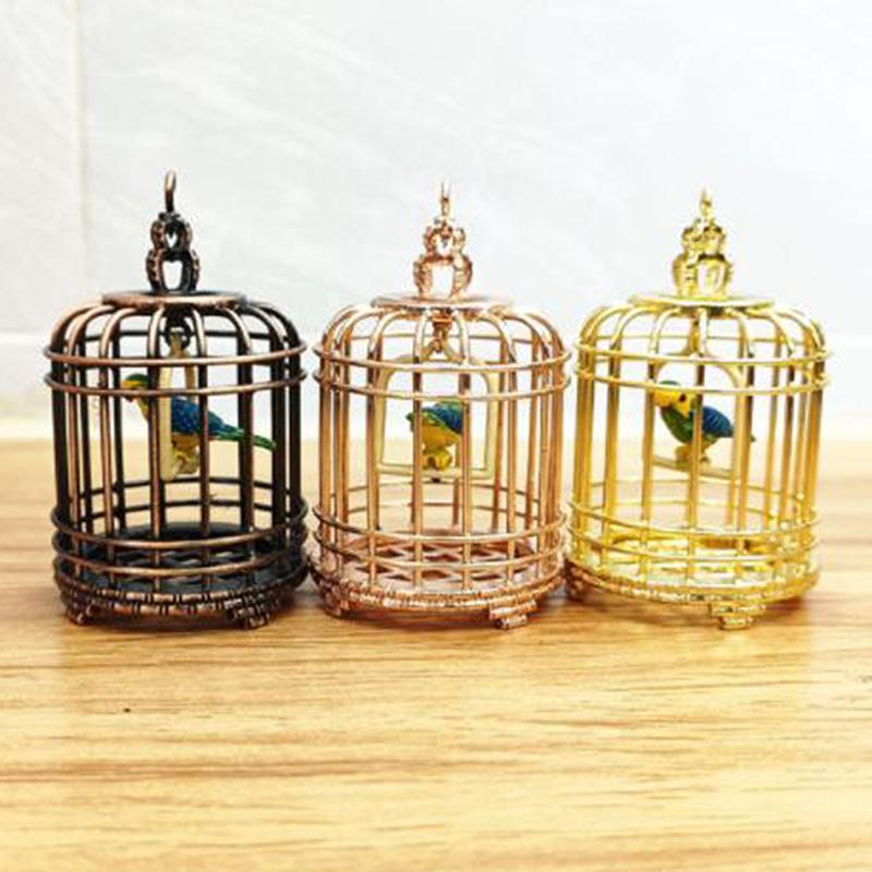 1:12 Dollhouse Miniture Furniture Bird Cage For Dollhouse Decor Accessories
