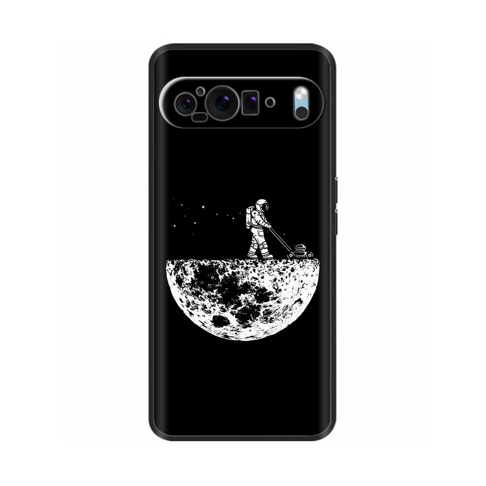 For Google Pixel 9 Pro Case Pixel 9 Pro XL Cover Soft Black Silicone Bumper Protector TPU Cases for Google Pixel9 Pixel 9 Pro XL