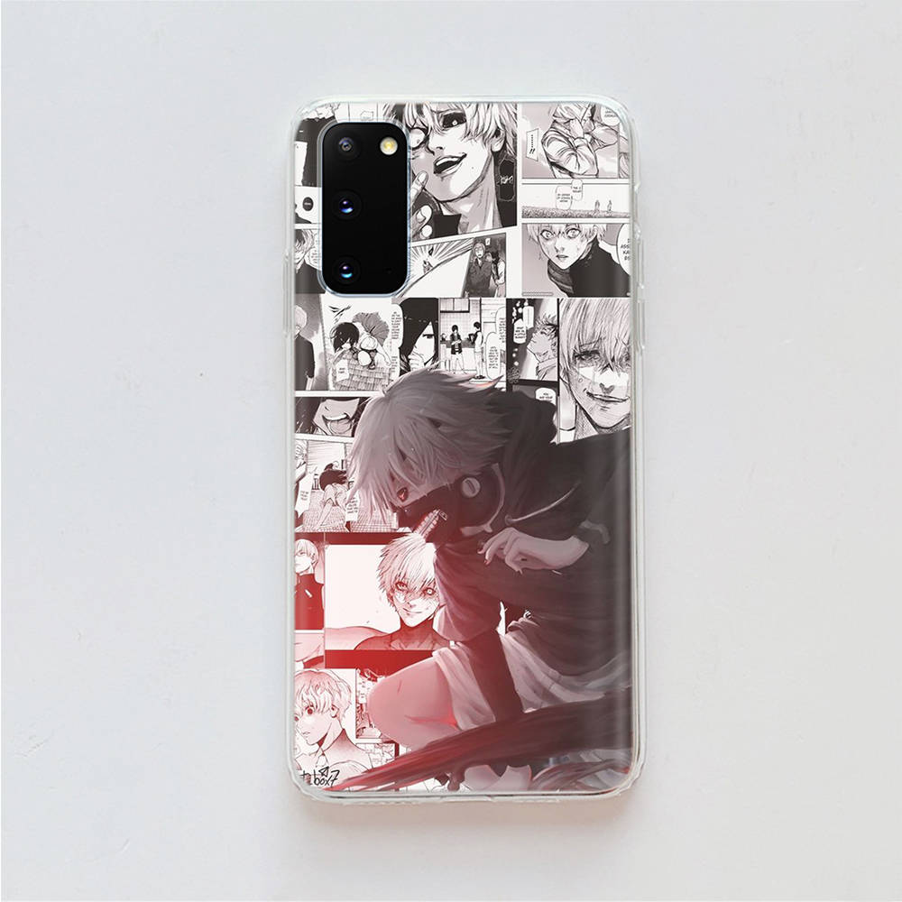 AD94 Tokyo Ghoul Anime Clear Case for Samsung A04 A14 A23 A34 A54 M23 M33 M52 M53 Realme 10 9 C30S C35 C55 VIVO Y02 Y21 Y33S Y51 X80 V25 Cover