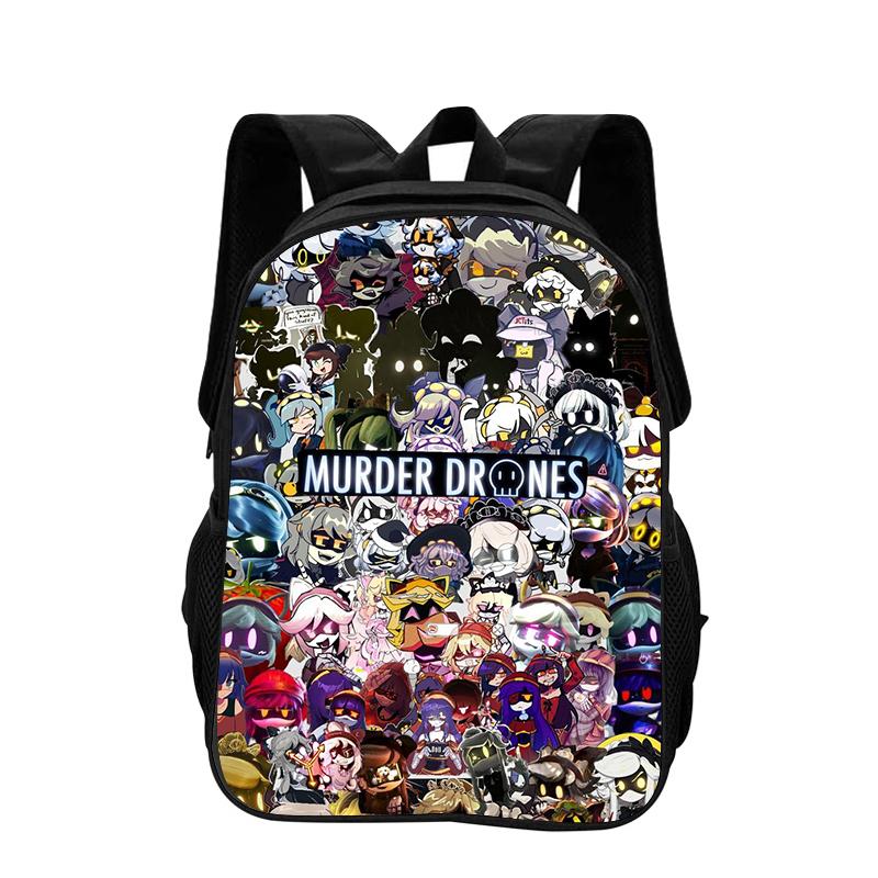 Murder Drones Backpack Lightweight School Backpack for Child Light Weight Child Knapsack Fashion Rucksack Best Gift