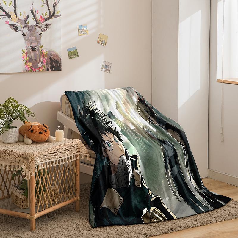 Cartoon Hero Academy Series Double Sided Flannel 3D Digital Printing Blanket Blanket