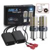 2PCS 1156 BAU15S PY21W Canbus No Error LED Lights Car DRL Turn Signal Dual Mode Switchback Dual Color.