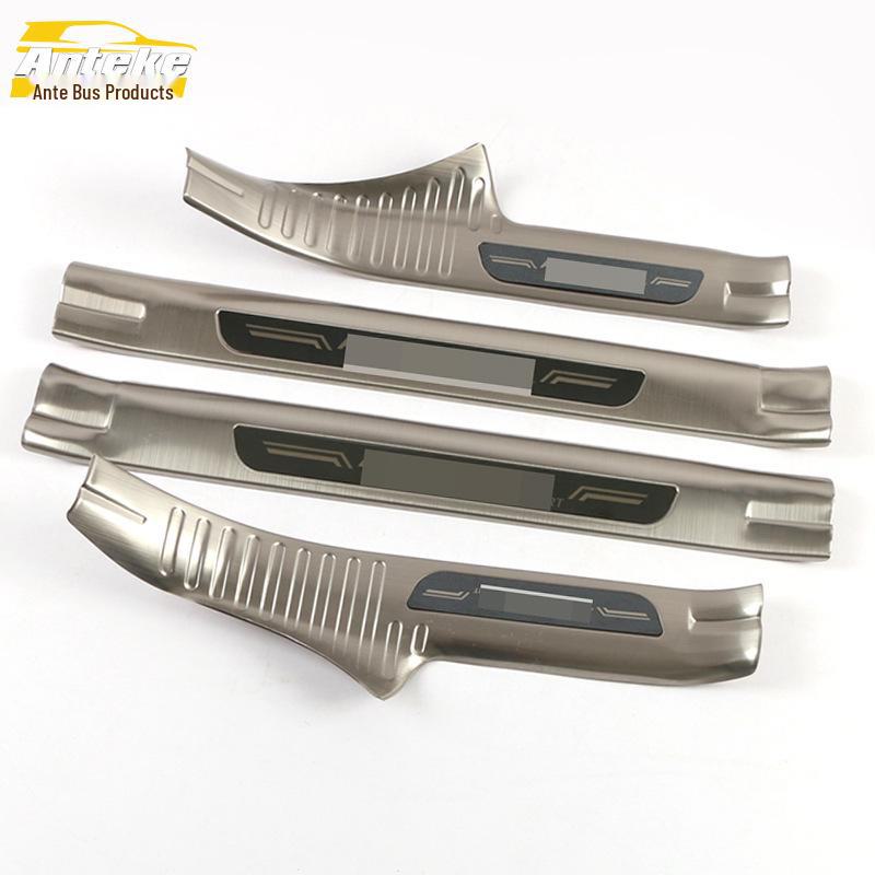 

Arrizo 5 Пороговая накладка из нержавеющей стали и накладка на педаль Welcome, устойчивая к царапинам