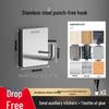 LIEI Heavy Duty Stainless Steel Adhesive Wall Hooks