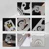 Pocket Small Tool Titanium Multi-Tool Card Bottle Opener Wrench Keychain Accessories Outdoor EDC Tool 4