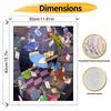 Disney Oil Painting Kit Canvas AlicePeterPanHercules DIY Home Decor Gift