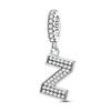 Decorative Charms Genuine Copper Heart Pendant Piece Letter Name Charm Decorations Bead Elements Suitable For Authentic Bracelet Style For Women
