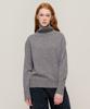 CARGOBROS FOR WOMAN Premium Wool Wholegarment High-Neck Knit (Gray)