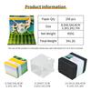WorldCup Theme 3D Football Memo Pad Creative Soccer Paper Sculpture Calendar DIY Desk Decor Souvenir with Pen Holder&Gift Box