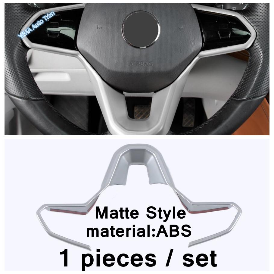 Steering Wheel Frame For VW Volkswagen Atlas / Teramont   C-pillar / Dashboard Air AC Outlet Cover Trim Matte Accessory