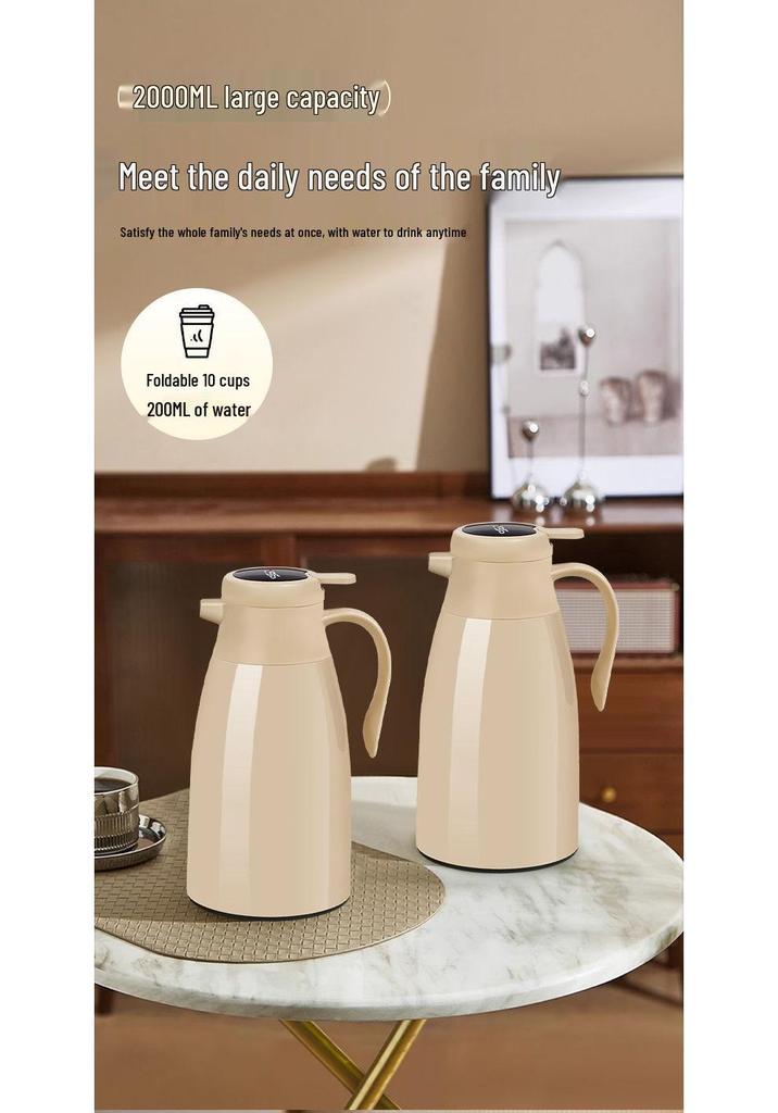 Smart Large-Capacity Insulated Kettle & Thermos for Hot Water