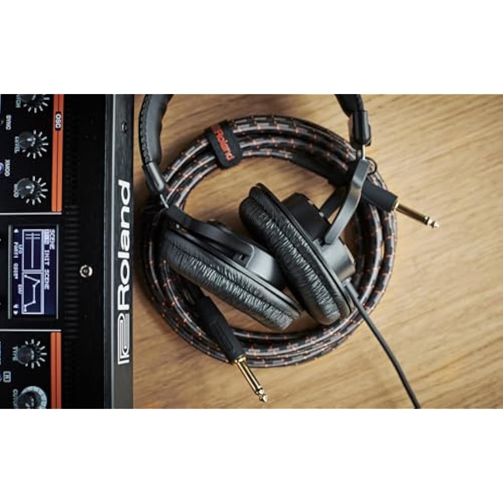 Roland Roland Monitor Headphones RH-200 Cable Length 3.4 m Wired Headphones Monitoring/Mixing Bla...