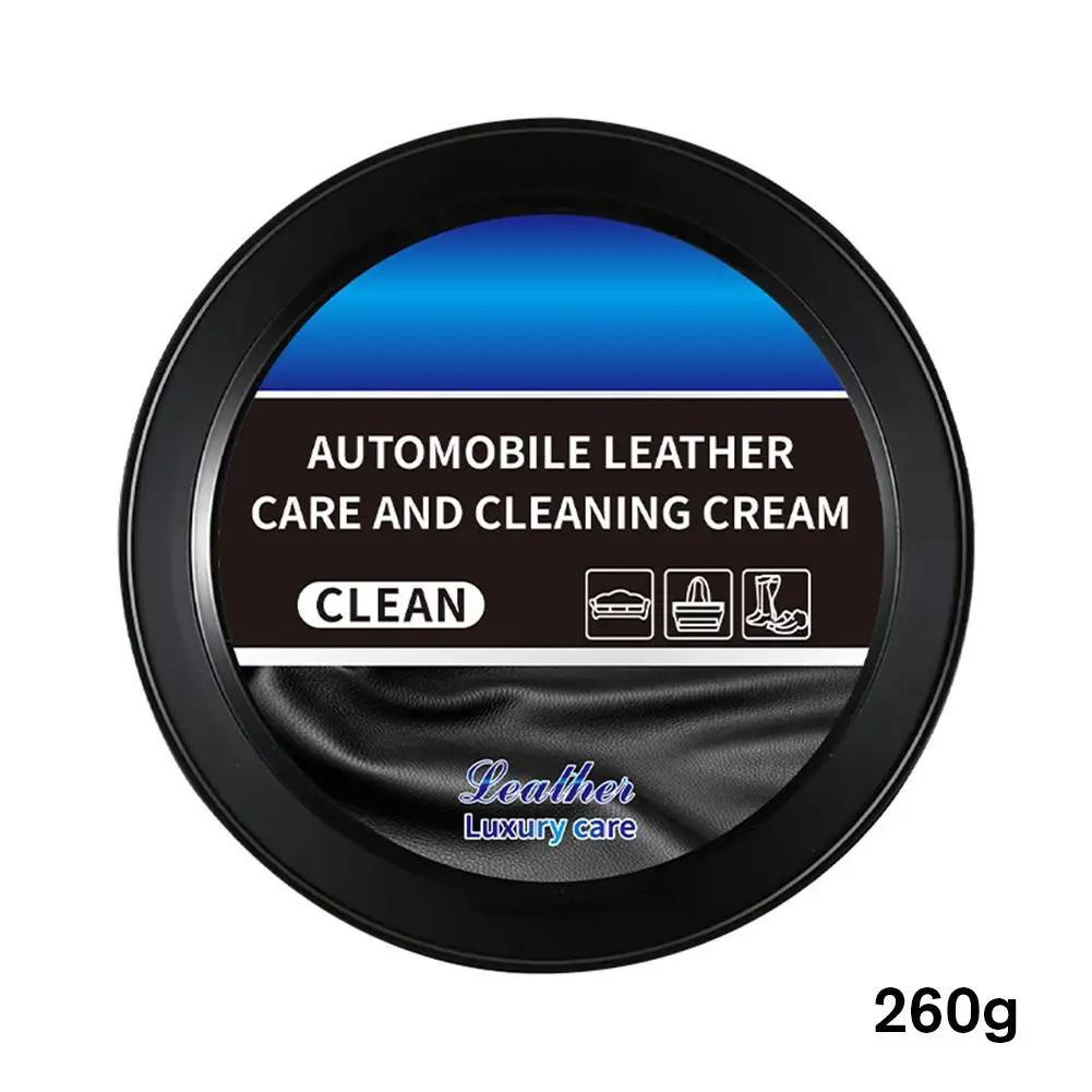 120 /260g Huishoudelijke Leerverzorging Reiniger Auto Leer Anti-aging Ontsmetting Bank Ontkalken Schoen Reparatie Crème Y0M3