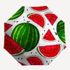 1pc Watermelon Slices Automatic Open/Close Umbrella - Portable Collapsible Umbrella with 8-Rib Stability, Fashion Lovers yy251017194