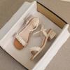 Scarpe da donna donna carine leggere open toe primavera e estate tacco quadrato scarpe sapatos femininas sandali classici da donna ga625