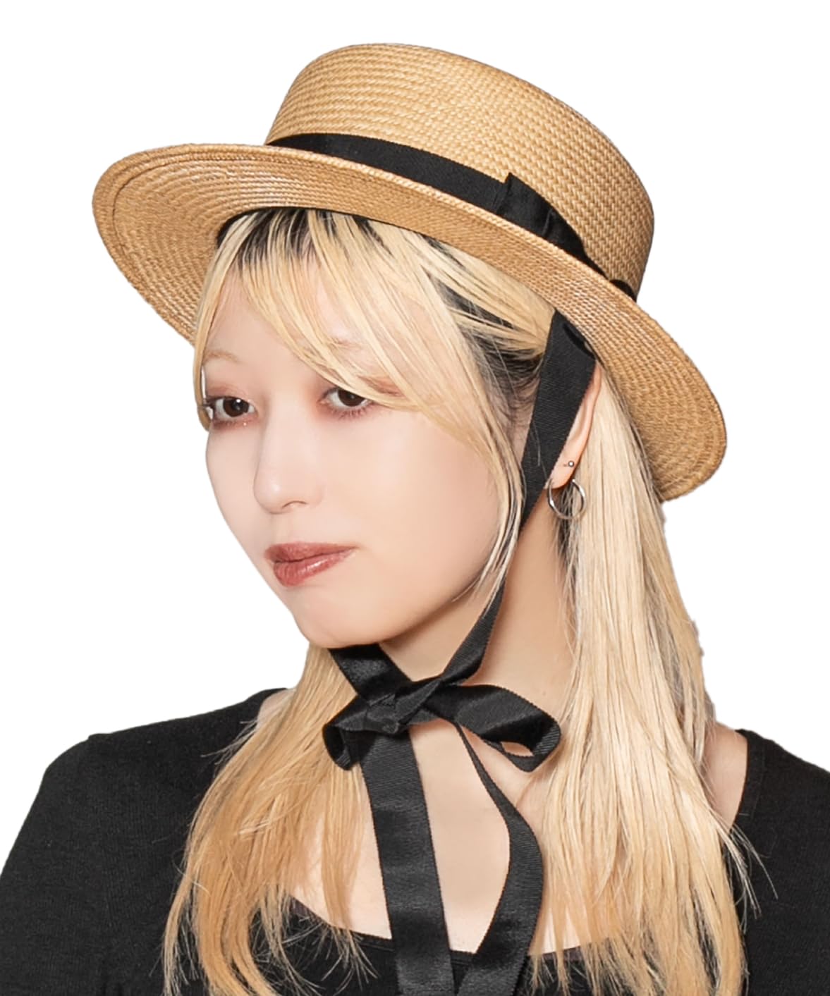 

Канотье Кашира со лентой и классическим регулируемым шнурком на подбородке, один размер подходит всем, весна/лето, дизайн, ремешок, COH00027, женский,