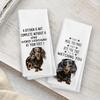 Long-Haired Dachshund Kitchen Towels Set of 2, Dog Gifts for Women, Dachshund Gifts, Dog Lover Mom Gift Tea Towels Kitchen Hand Towels 16x24 Inch for