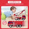 Multifunctional Early Education Simulation Inertia Sound And Light Music Storytelling Fire Truck Model Children'S Toys 1:16