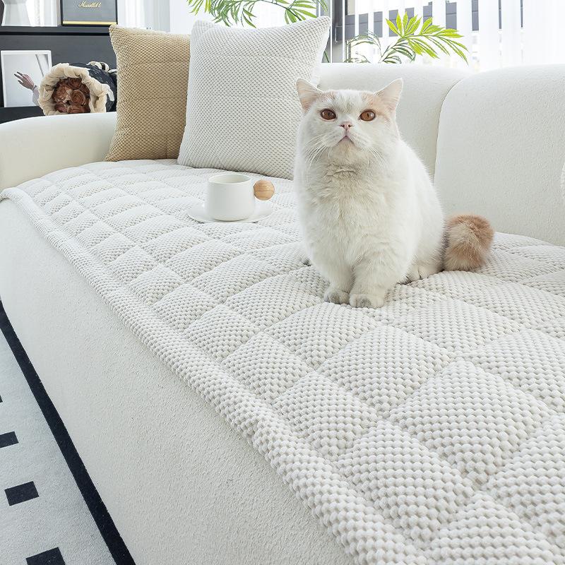 New Non-Slip And Dirt-Resistant Sofa Cushion Universal In All Seasons, Thickened Autumn And Winter Leather Sofa Cover, Anti-Cat Scratch Cover