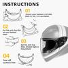 Soman RF-1400 Helmet Anti-fog Films, CWR-F2 Helmet Anti-fog Stickers Compatible with RF-1400 CWR-F2 Z8 X15 NXR2