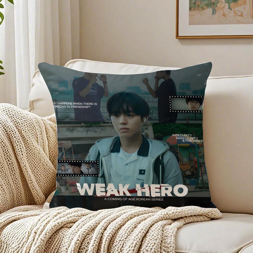 Webtoon Gritty 1 WWeak HHero Class 1 Cushion Cover Pillowcase Antidustmite living Room Sofa Decor Cushion Room