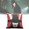 For Vendetta V Character Cushion Cover Imprinted Design Living Bedroom Room