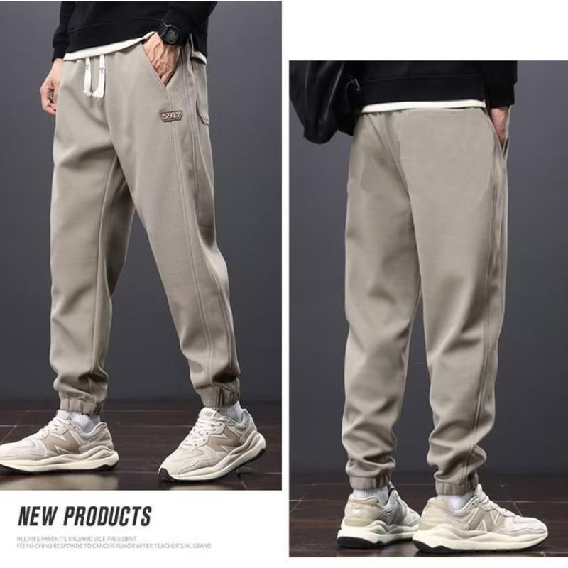 Fall American Casual Pants, Men's Loose Drawstring Harem Pants, Men's Casual Sweatpants
