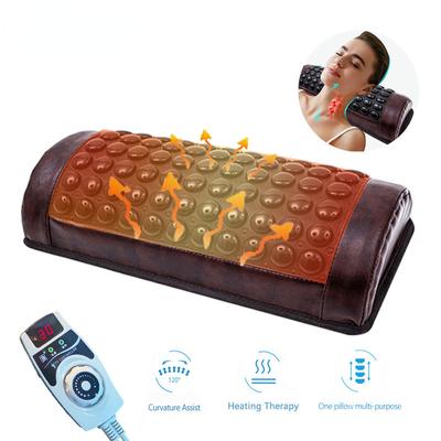 Viskoelastik Boyun Omuru Yastığı Turmalin Bianstone Isıtmalı Uyku Yastığı Boyun Ağrısını Giderir Isıtmalı Yeşim Taşı Yastık