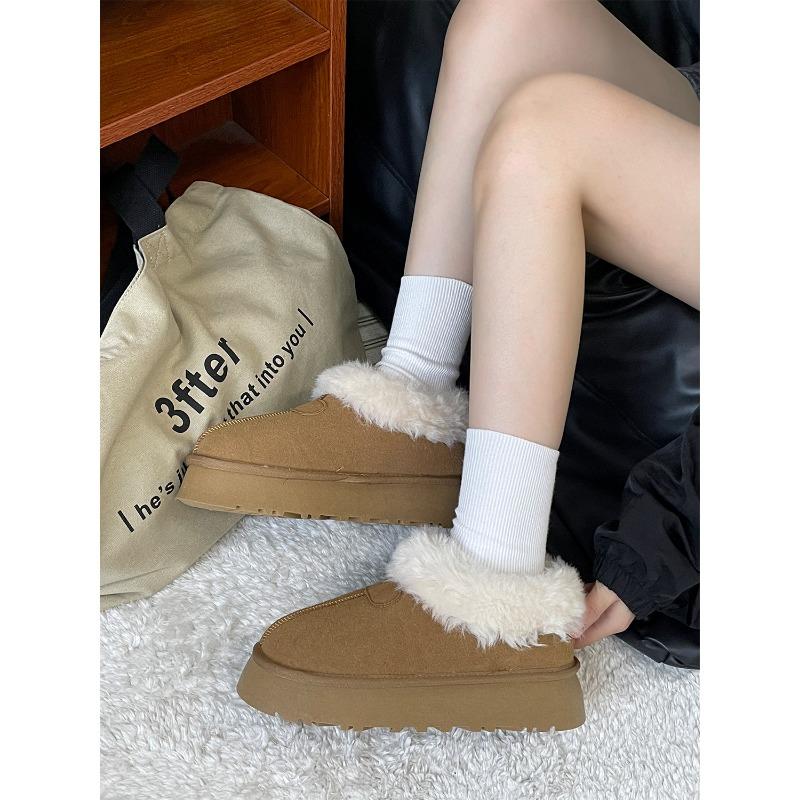 Winter new platform snow boots women's short cotton boots velvet cotton shoes 2470