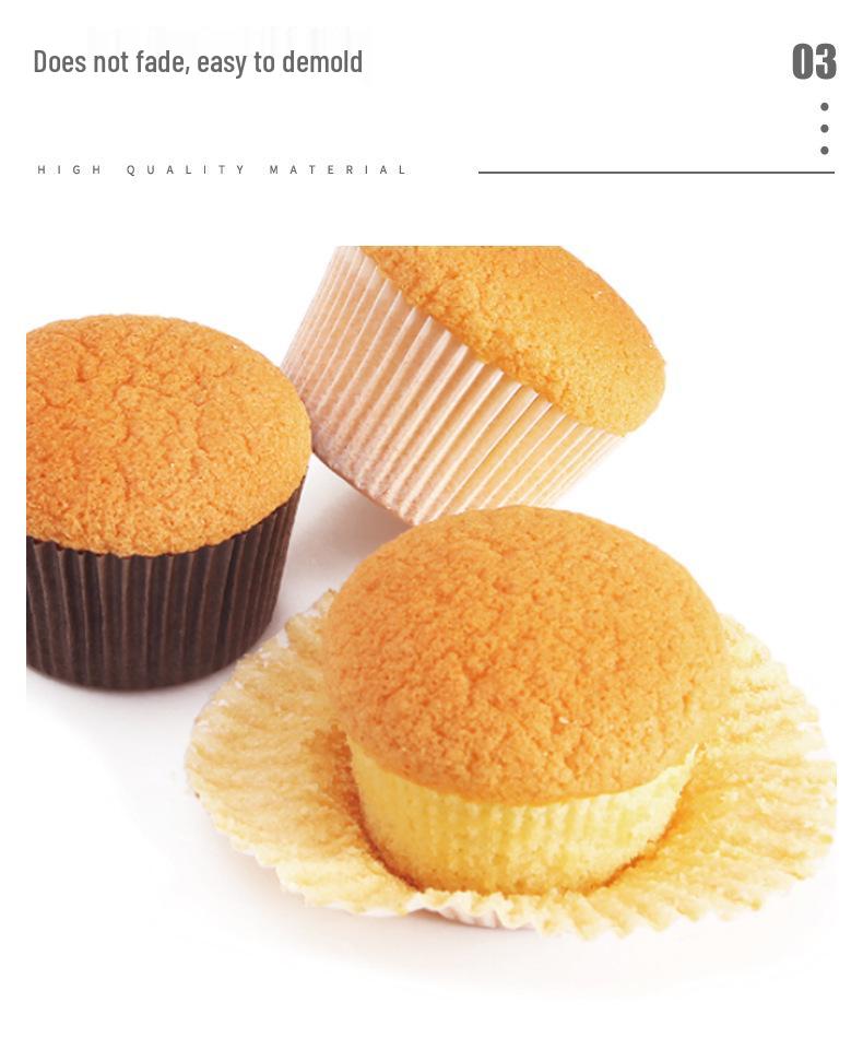 Xue Chu 100 Pezzi Carta per Muffin e Torte Resistente alle Alte Temperature per la Cottura
