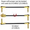 15cm/30cm Guitar Instrument Cable Copper Core Patch Cable  Instrument Accessories