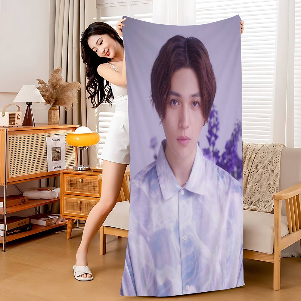 

Japan Actor R-Riku H-Hagiwara Microfiber Blanket Quick Drying Beach Towels Oversized Printing Super Absorbent Pool Towel W30*H60(CM)