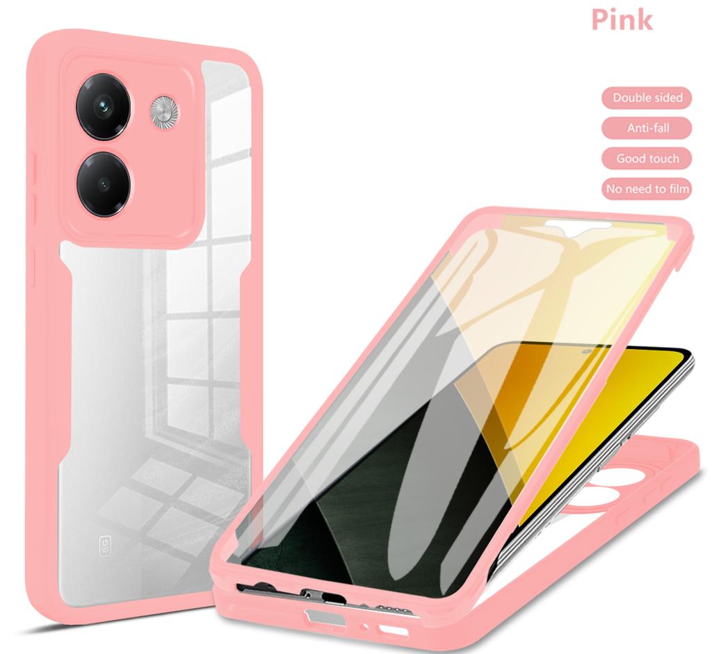 For Xiaomi Poco M7 Pro Case Poco M7Plus M7 4G Cover Full Body Protection Case Protective 360 Double Sided Cover Funda Coque Capa